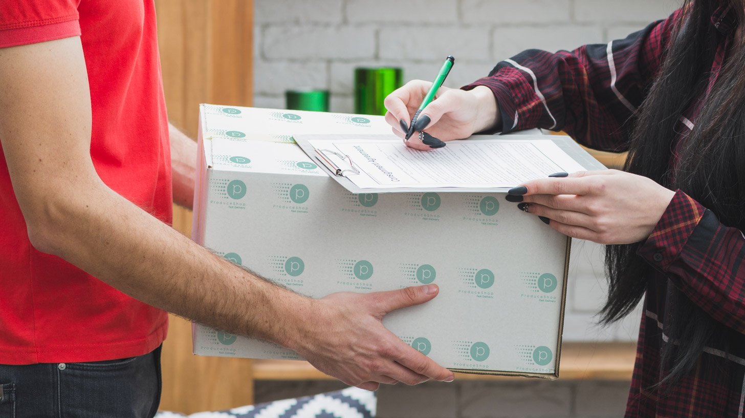 Wie holt man ein Paket beim Kurier ab?