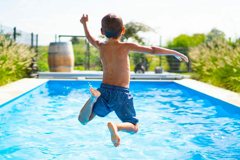 piscina acima do solo