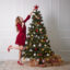 albero di natale verde