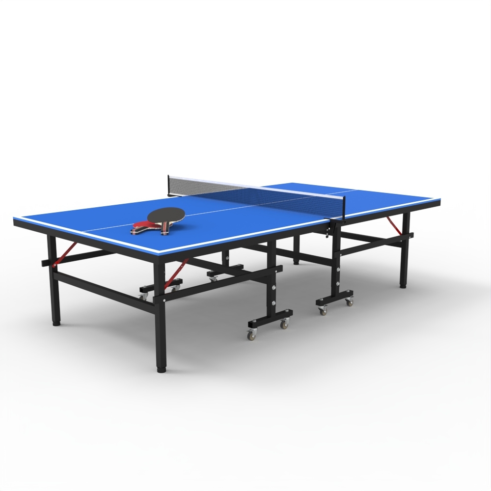 Mesa de Ping Pong Profissional para Interior e Exterior com Rede Raquetes e  Bolas 274x152,5x76 cm Azul | O Meu Jardim